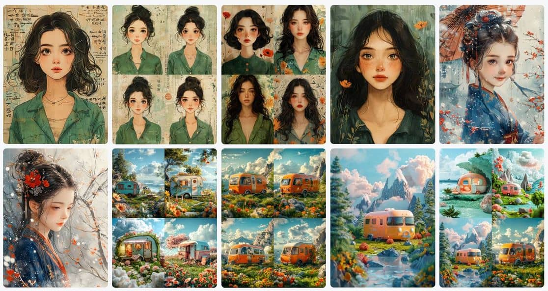 MJ绘画基础教程–part1 🎨文生图的创作流程参考-香草杏仁